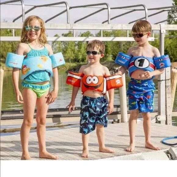 Airhead Water Otter Classic Life Jacket  Kids 33-55 lbs   NWT  Race Car - Picture 7 of 8